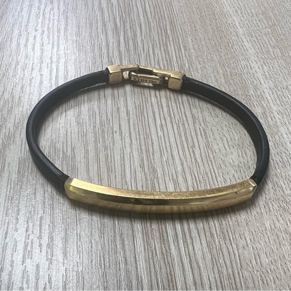 David Yurman 18k/750 gold bracelet S/M. - Picture 3 of 3